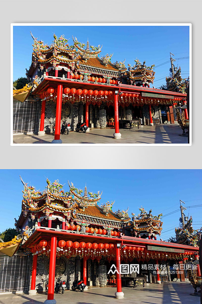 中国传统建筑摄影图素材
