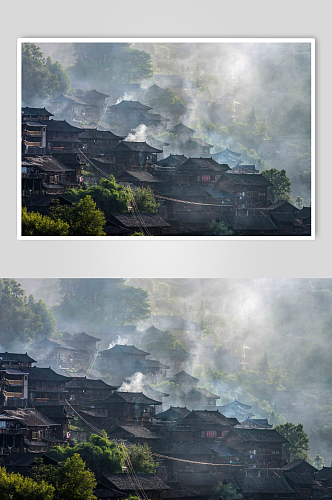 中国乡村田园摄影图片