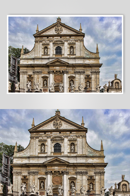 欧式教堂摄影图片