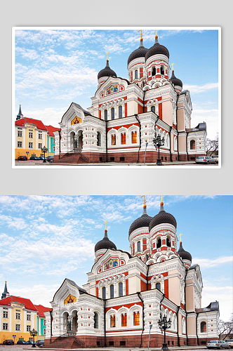 欧洲高清教堂建筑摄影图