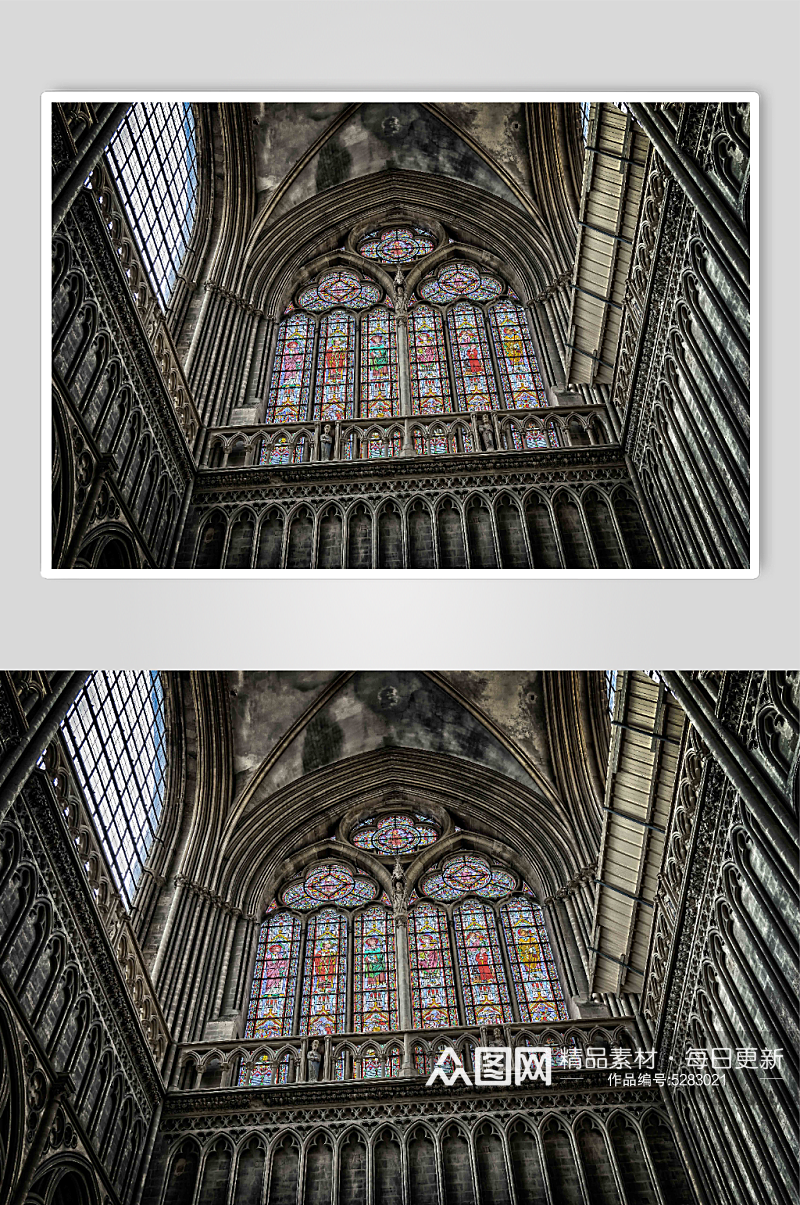 欧洲高清教堂建筑摄影图素材