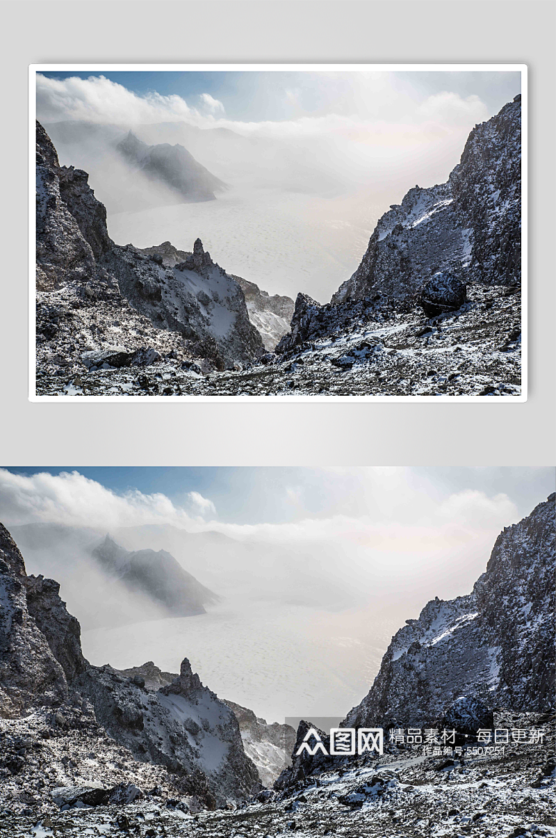 长白山冬天摄影图片素材