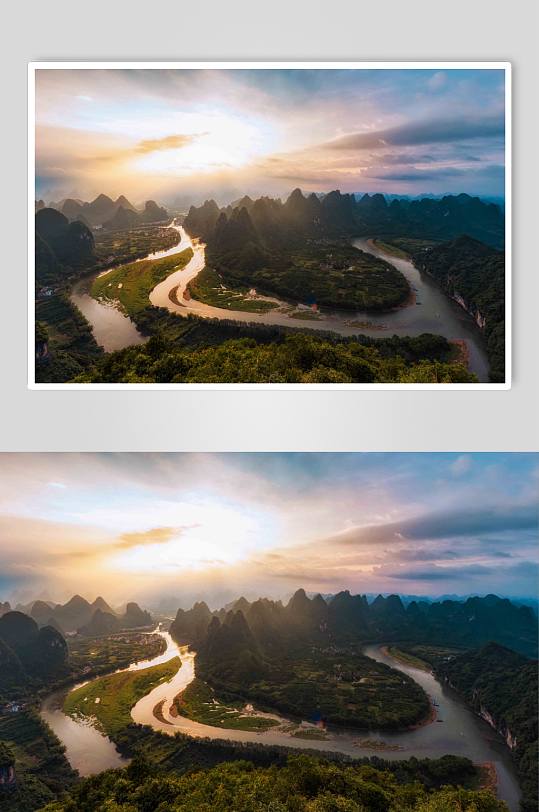 桂林山水自然风光摄影图片