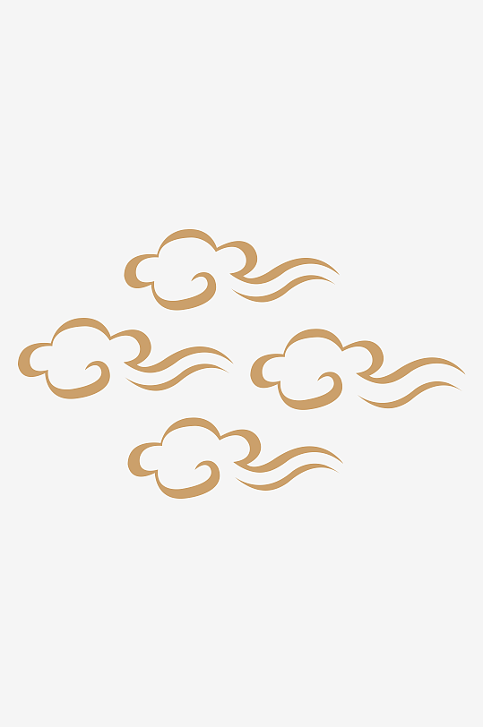 古風(fēng)創(chuàng)意祥云免摳元素