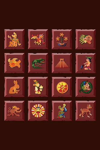 玛雅广场集文明和文化符号