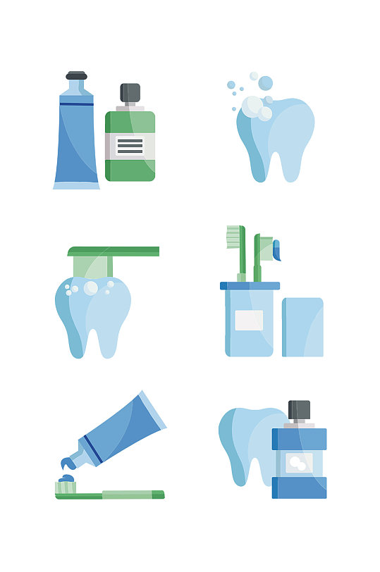 牙科图标素材元素