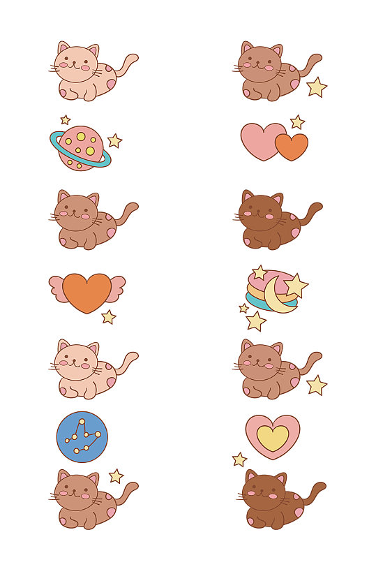 卡通飞机分割线插图