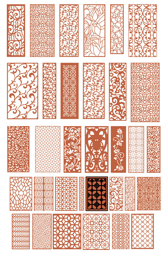 镂空装饰雕刻窗花
