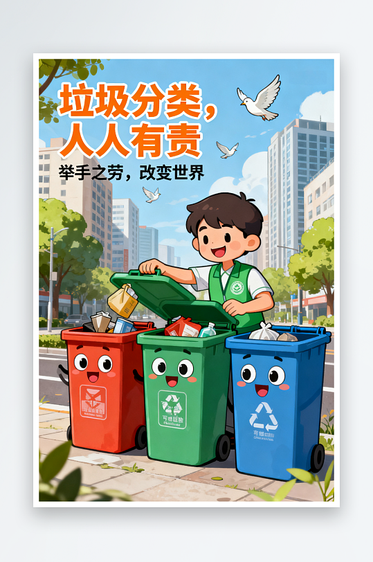 AI艺术数字垃圾分类-众图网