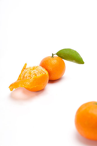 沙糖桔剥开的小橘子水果物品摄影图片