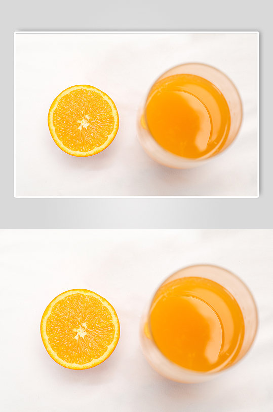 橙子切面果汁橙汁水果物品摄影图片