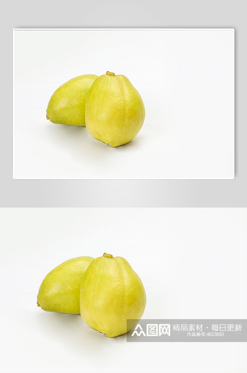 香梨雪梨梨子水果物品摄影图片素材