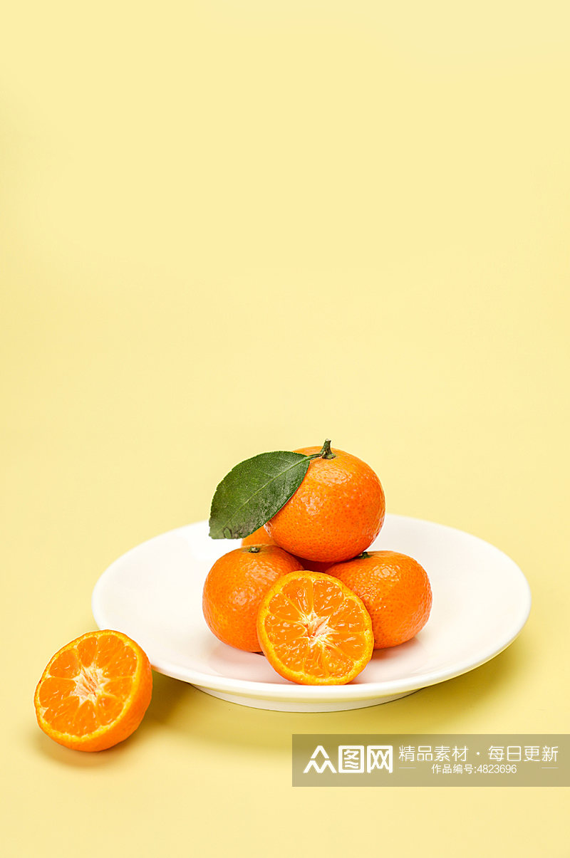 橙子切面橘子果篮水果物品摄影图片素材