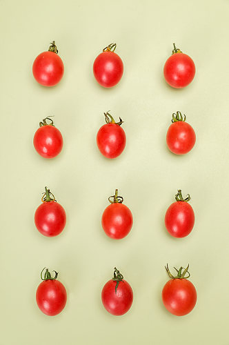创意圣女果小番茄水果物品摄影图片