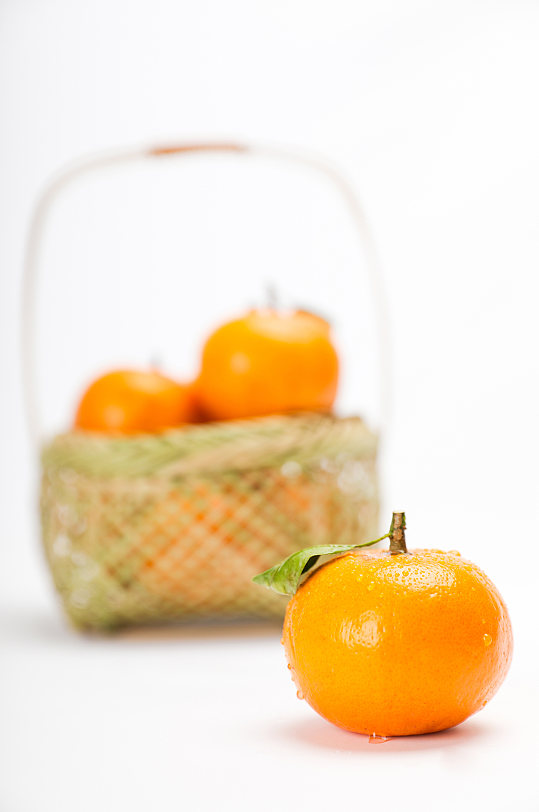 橙子橘子果篮水果物品摄影图片-众图网