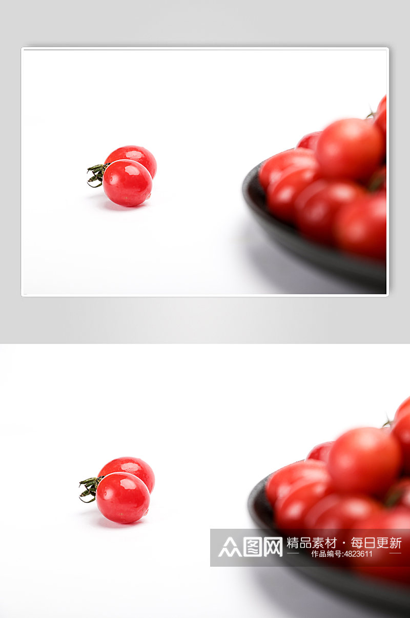 创意圣女果小番茄水果物品摄影图片素材