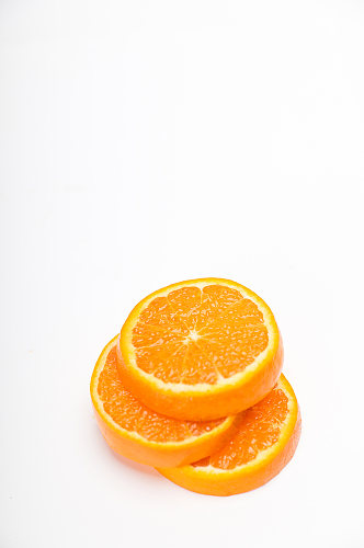 橙子切面橘子果篮水果物品摄影图片