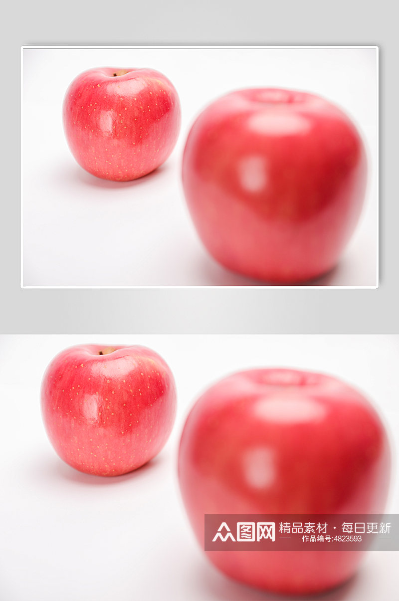 苹果红富士红苹果水果物品摄影图片素材