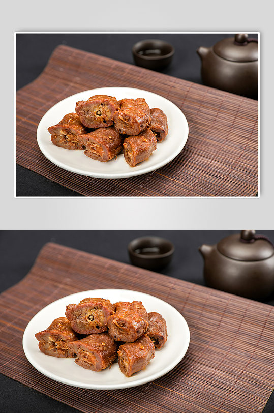 麻辣鸭脖鸭货卤味美食食品物品摄影图片-众图网