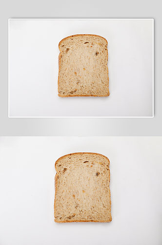 早餐切片吐司全麦面包食品物品摄影图片