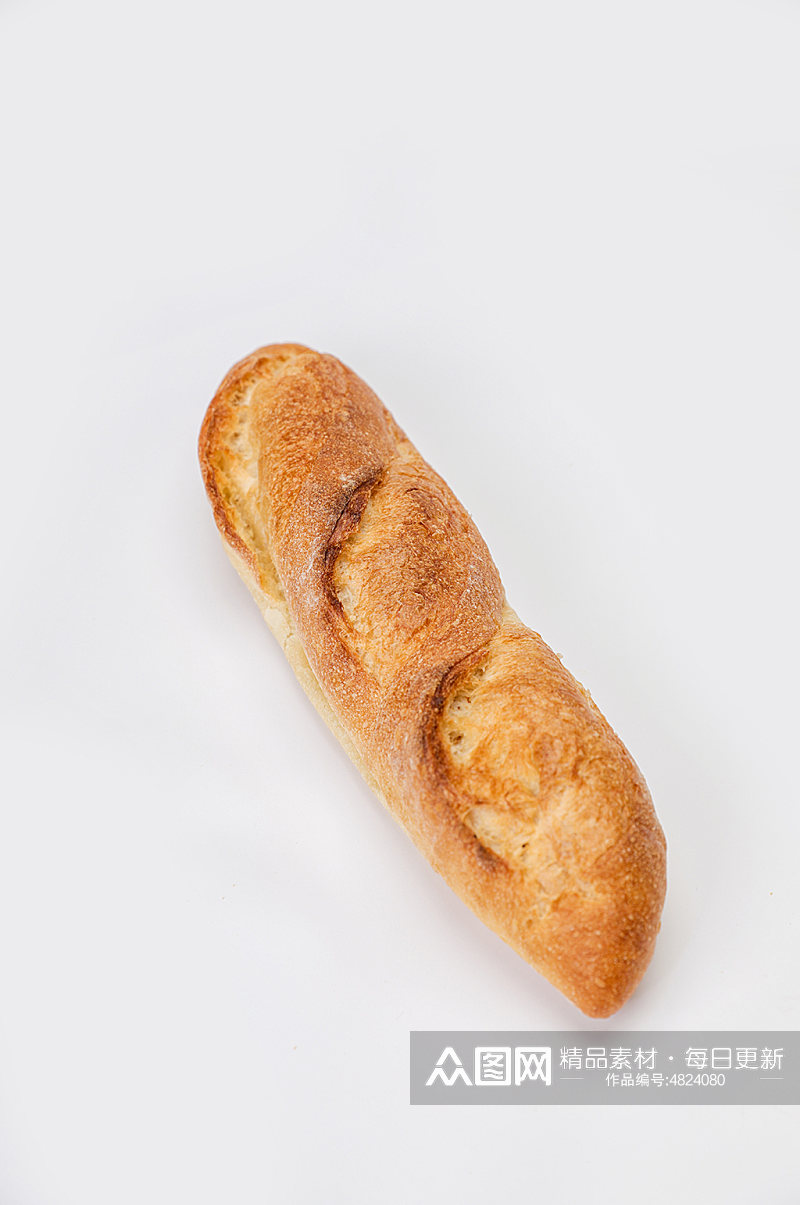 法棍法式早餐面包食品物品摄影图片素材