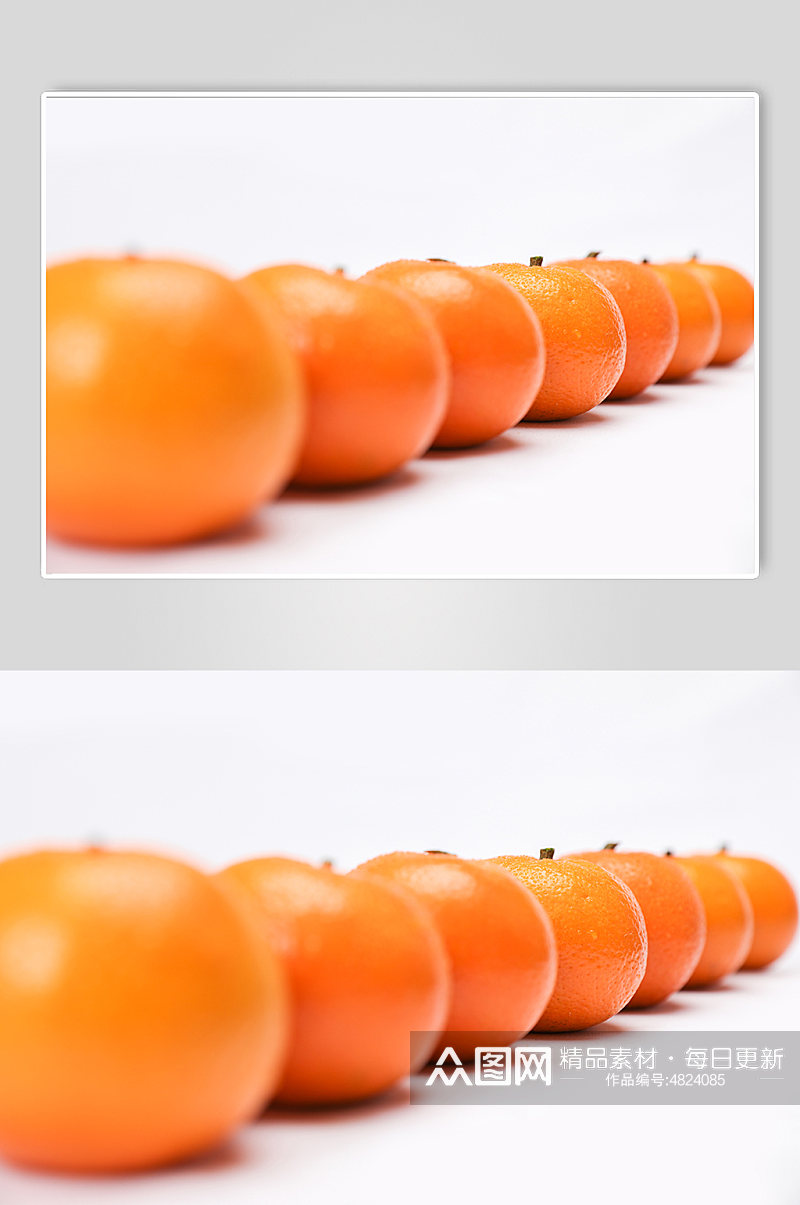 新鲜橙子橘子水果物品摄影图片素材