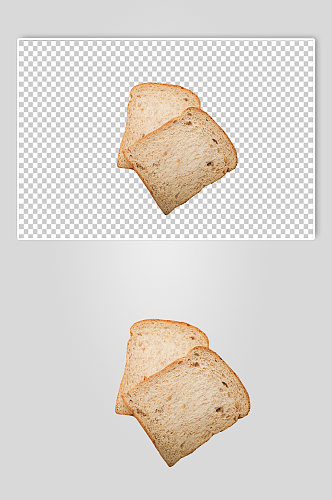 吐司切片早餐面包食品物品PNG摄影图片