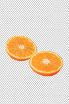 切面橙子水果食品物品PNG摄影图片