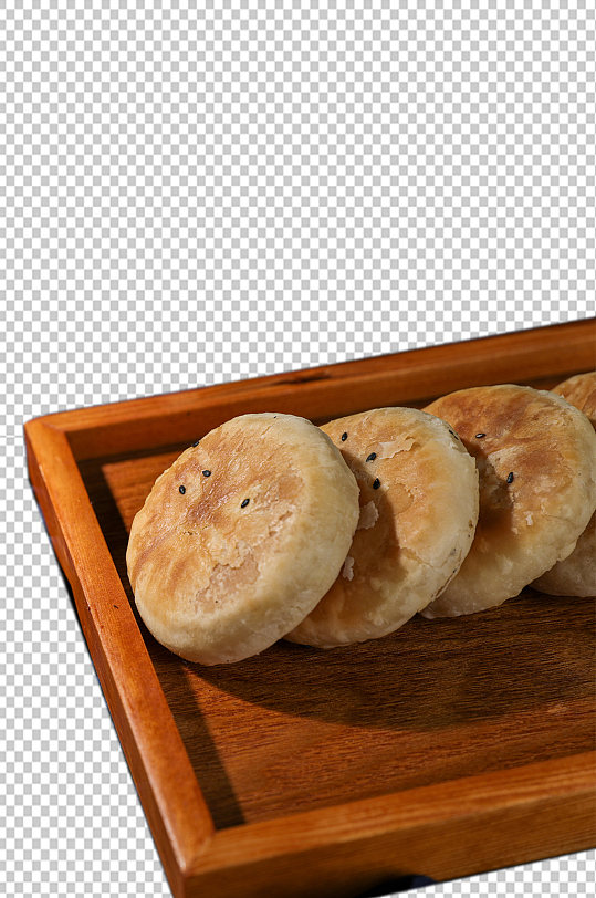 中式豆沙饼美食食品物品PNG摄影图片