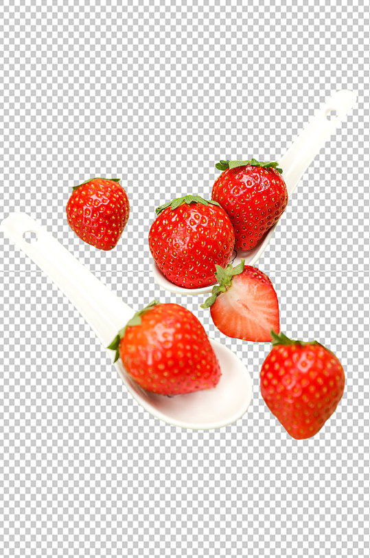 水果沙拉草莓水果食品物品PNG摄影图片