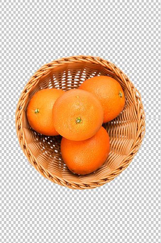橙子果篮水果食品物品PNG摄影图片