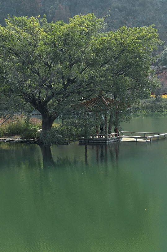 自然环境风景湖景美丽风光摄影图片
