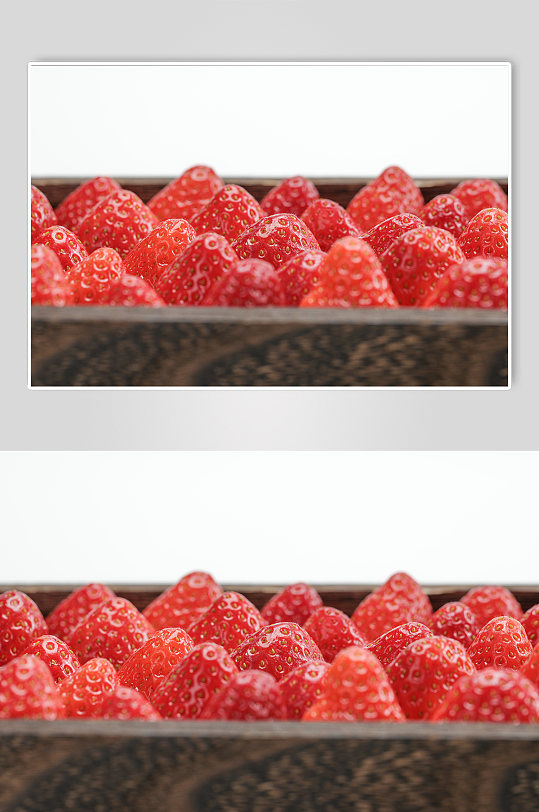 草莓果盘水果食物物品摄影图片