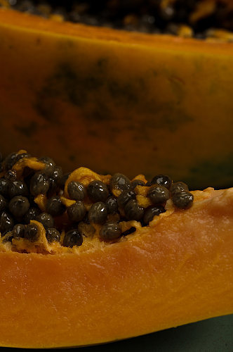 切块木瓜水果食物物品摄影图片
