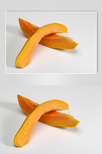 削皮木瓜新鲜木瓜水果食物物品摄影图片