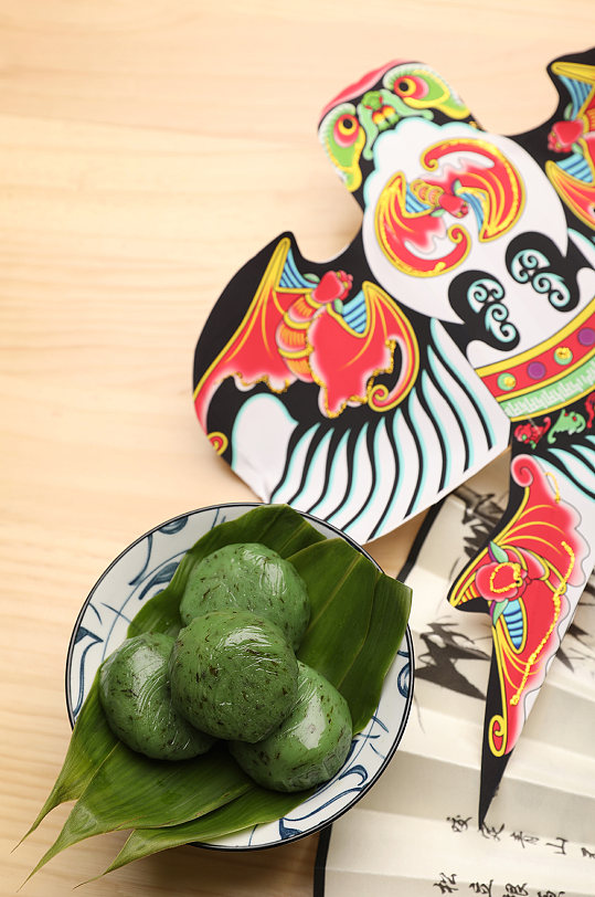 中国风清明节青团清明节物品摄影图片-众图网