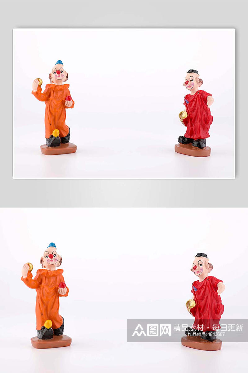 愚人节小丑玩偶愚人节物品摄影图片素材