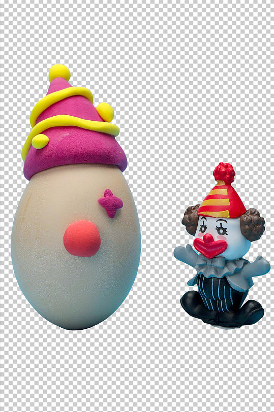 创意愚人节鸡蛋小丑愚人节PNG免抠摄影图