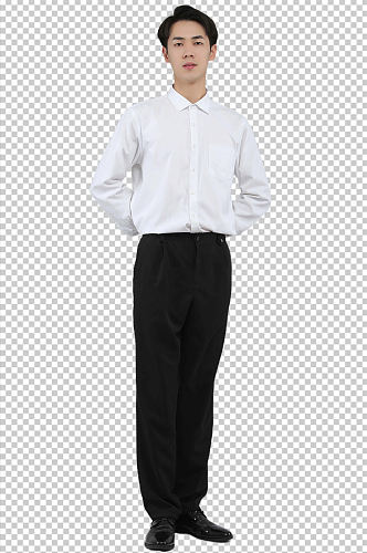 白色衬衫商务男性PNG免抠摄影图