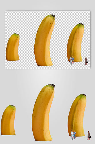 新鲜香蕉水果食物PNG免抠摄影图