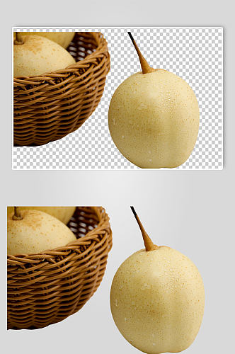 新鲜梨子水果PNG免抠摄影图