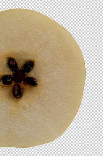 新鲜梨子切面水果PNG免抠摄影图