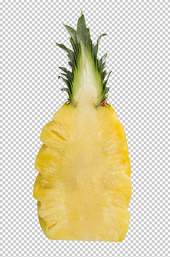 切面菠萝新鲜菠萝水果PNG免抠摄影图