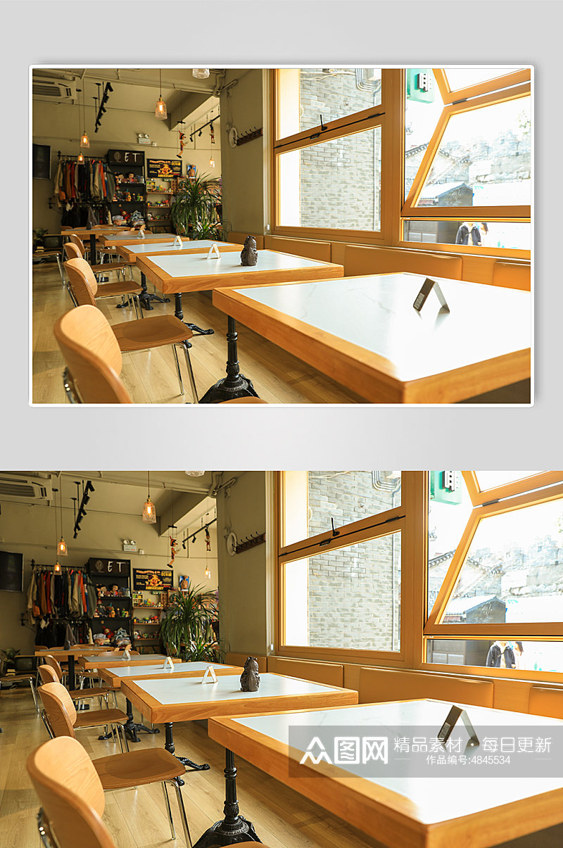餐厅咖啡厅室内环境摄影图片素材