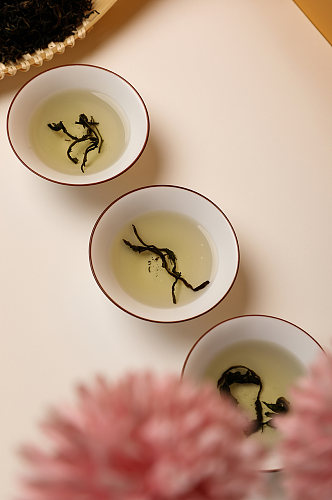 茶叶茶饮铁观音乌龙茶茶文化花茶摄影图片
