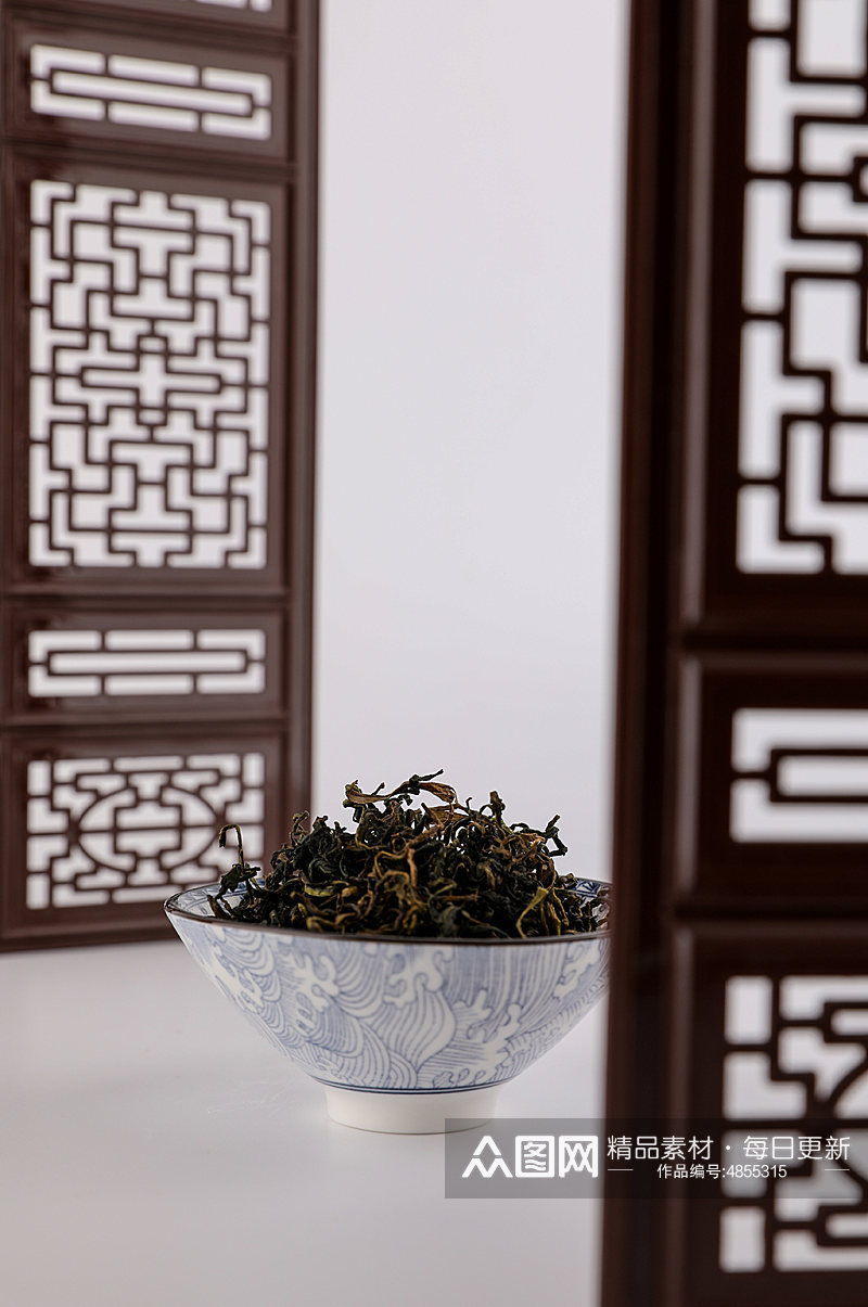 中式布景铁观音乌龙茶茶叶茶文化摄影图片素材