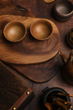中式布景茶具茶饮花茶茶文化摄影图片