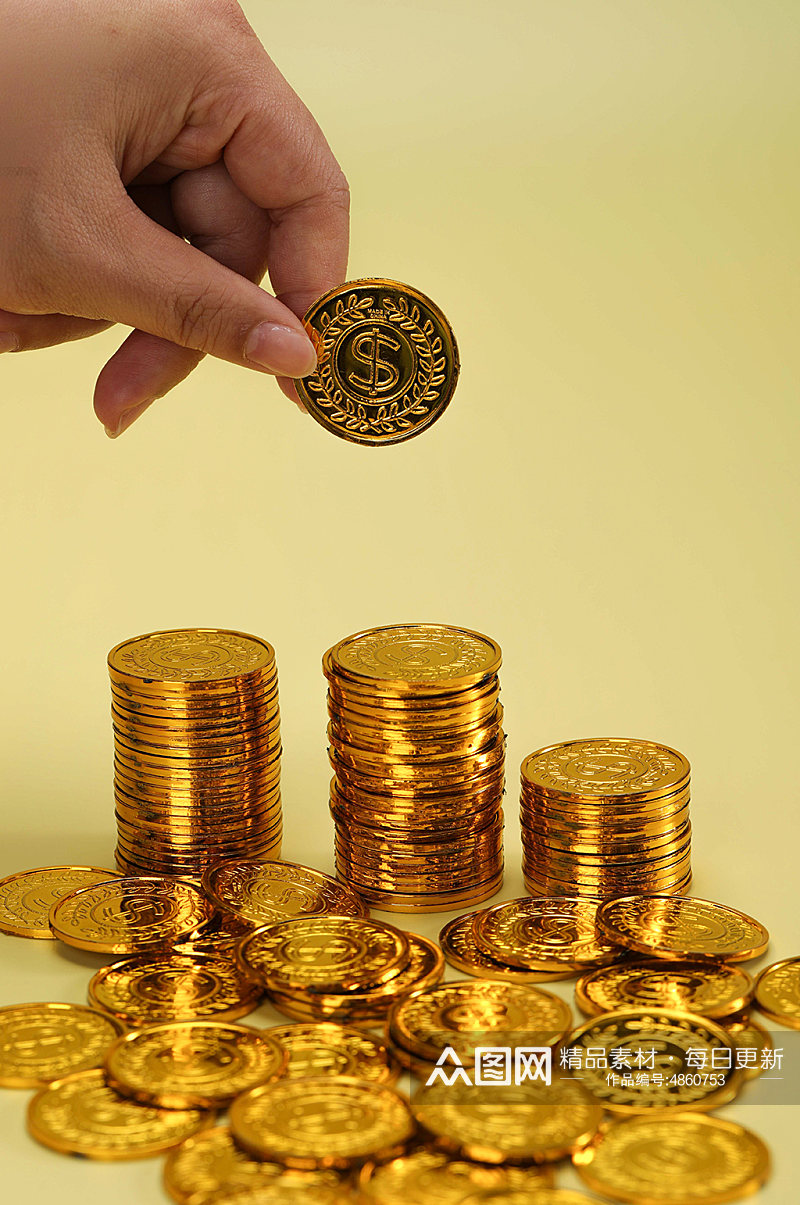 经济储蓄硬币货币金融保险物品摄影图片素材