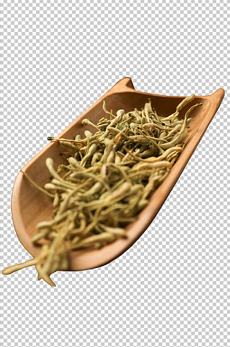 茶具金银花茶茶文化花茶PNG免抠摄影图