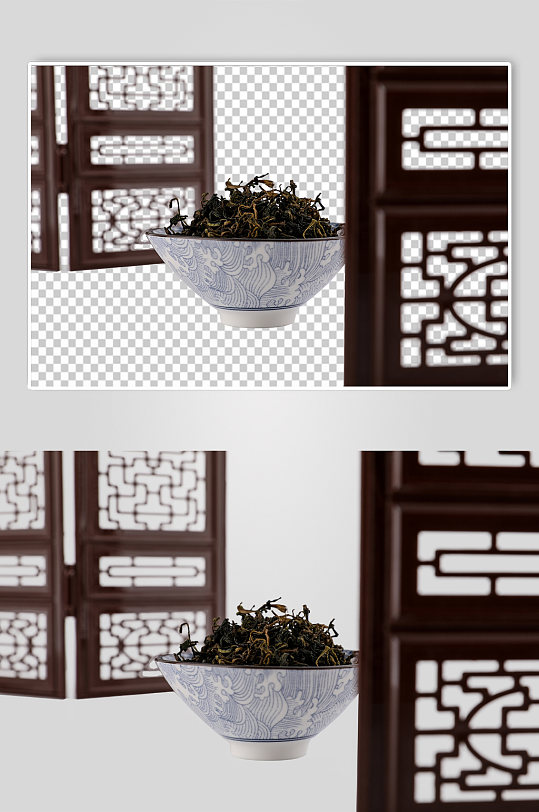 中式布景铁观音茶文化花茶PNG免抠摄影图